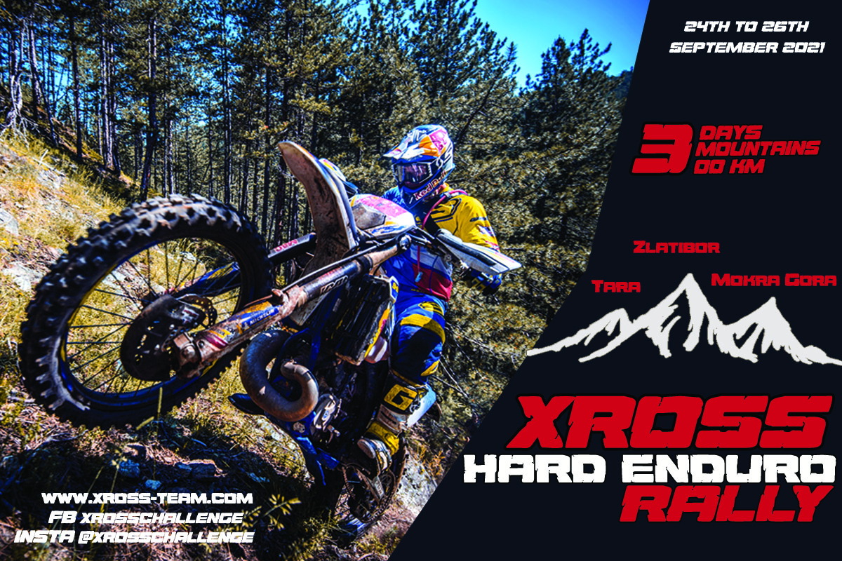 XROSS CHALLENGE POSTAJE HARD ENDURO RELI: 3 DANA, 3 PLANINE, 300 KM TRASA